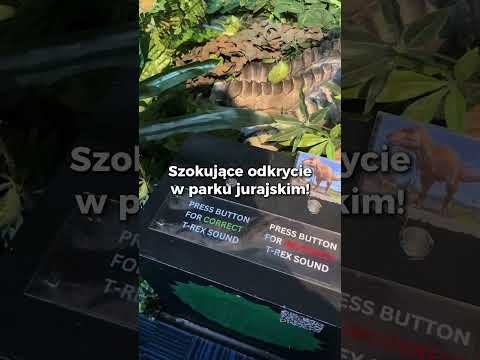 Szokujące odkrycie w parku jurajskim 😳🦖