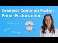 Prime Factorization and GCF Concepts