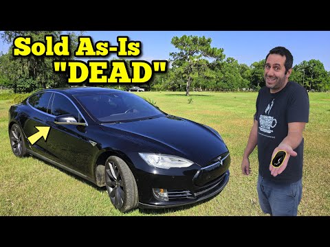 I Bought a $120,000 Tesla at Auction and got 50% Off because it was Marked "DEAD"