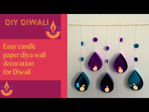 Diwali Decoration Ideas | Paper Wall Hanging | Quick & Easy Craft