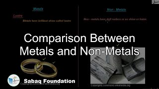 Comparison Between Metals and Non-Metals