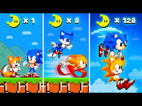 Super Mario Bros. But Every Moon Makes Sonic and Tails Switch Places