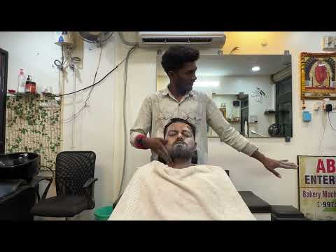 INTENSE ASMR Face Massage by Lalit Barber | Sleep Triggers & Deep Relaxation | ASMRStreets.#asmr