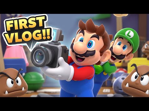 WHAT HAPPENS When Mario Tries to Vlog 😂🍄