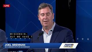 YouTube video thumbnail: Wisconsin Democratic Primary Debate for Governor