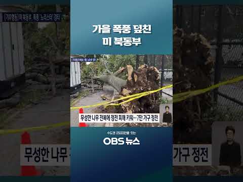 가을 폭풍 <strong>덮친</strong> 미 북동부 #가을폭풍 #노리스터 #미국북동부 #기상이변