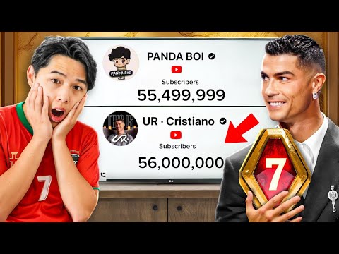 CRISTIANO RONALDO SURPASSED ME IN SUBSCRIBERS!