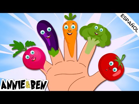 Annie y Ben - Familia dedo de Vegetales 🥕🥦 | Canciones para niños