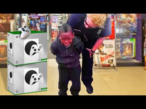 kid caught STEALING BRAND NEW XBOX... (BIG MISTAKE)