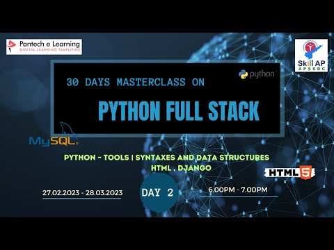 Day 2- Python-Tools|Syntaxes and Data Structures,HTML,Django
