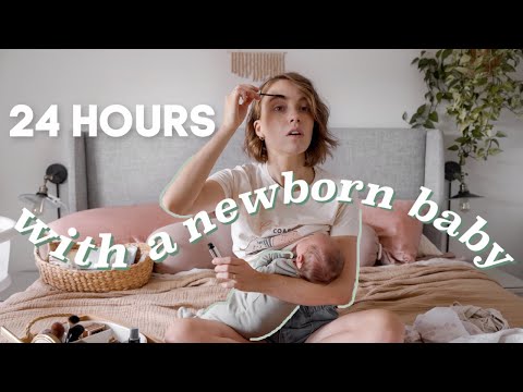 24 Hours With A NEWBORN Baby