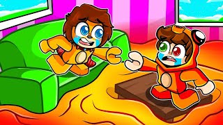 EL SUELO es LAVA en Roblox!