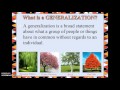 Generalizations and Inferences in Context