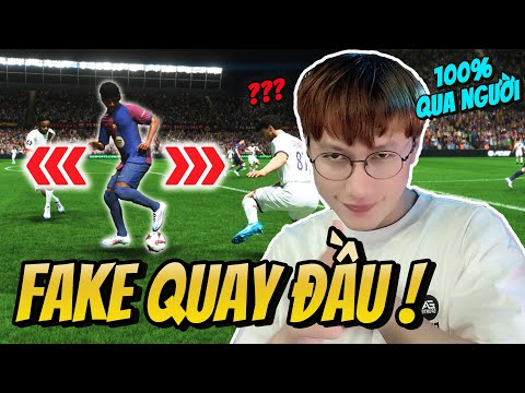 KỸ NĂNG NÀY GIÚP BẠN 100% ĐÁNH LỪA HẬU VỆ ĐỘI BẠN KHI Ở NGOÀI BIÊN ! | HƯỚNG DẪN SKILL FAKE QUAY ĐẦU
