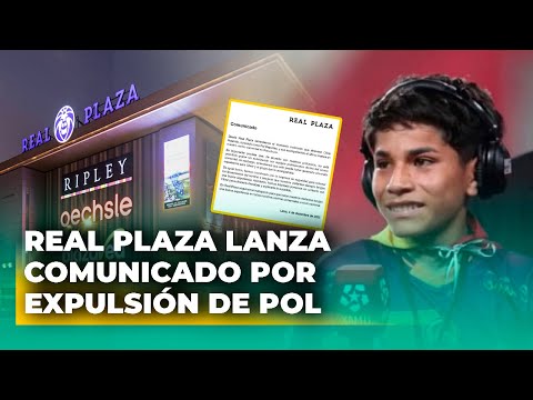 Real Plaza lanza comunicado sobre la expulsión a 'Pol Deportes' de uno de sus locales #elpopular