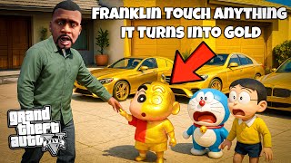 GTA V: Franklin's Golden Touch - Turning EVERYTHING Gold in Los Santos!