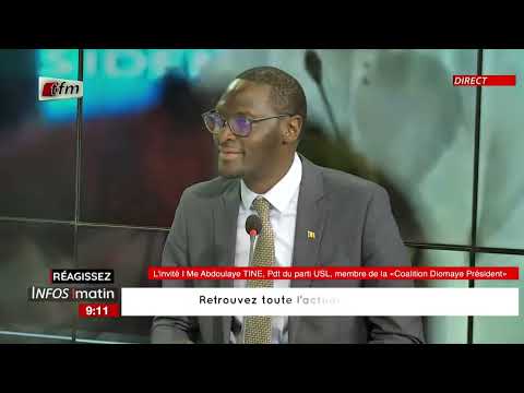 l'invite d'infos matin | Me Abdoulaye TINE - 09 Mars 2026