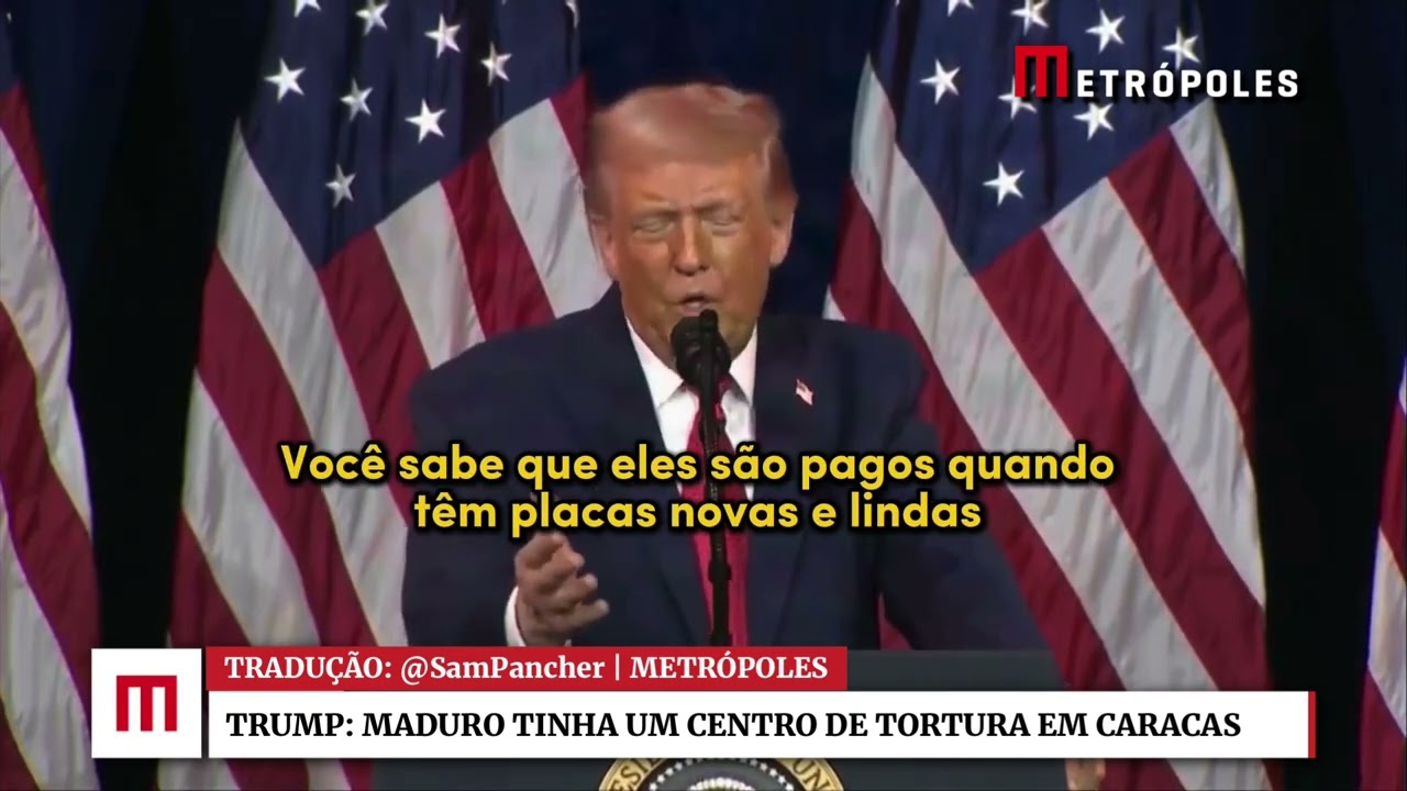 Maduro tentou imitar minha dança diz Donald Trump