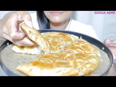 ASMR 咀嚼音🧀Cheesy Loaded Potato Bread チーズポテトパン 起司馬鈴薯煎餅 감자치즈빵 먹방 *EATING SOUND*