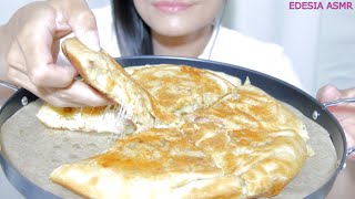 ASMR 咀嚼音🧀Cheesy Loaded Potato Bread チーズポテトパン 起司馬鈴薯煎餅 감자치즈빵 먹방 *EATING SOUND*
