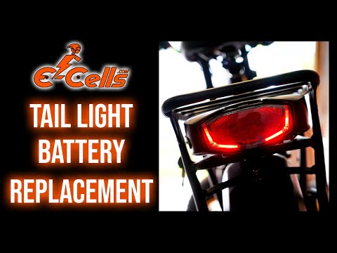 ECELLS TAIL LIGHT BATTERY REPLACEMENT