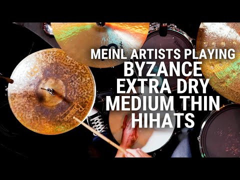 Meinl Cymbals Artists Playing Byzance Extra Dry Medium Thin Hihats