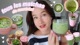 j'essaye TOUS les MATCHAS de montréal 🍵