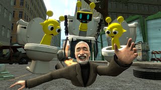 Skidibi Sprunki Yellow Toilet 1-2