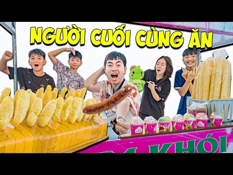 Thái Chuối Thử Thách Người Cuối Cung Ăn Đồ Ăn Vặt Ở Quảng Trường Nhận Vé Đi Công Viên Nước