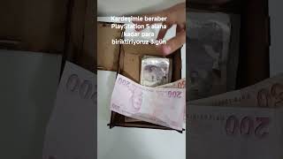 kardeşinle beraber PlayStation 5 ana kadar para biriktiriyoruz 3.gün#ps5 #keşfet