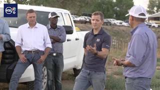 YouTube video thumbnail: Farmers in Vernal Team up With Researchers to Save Water