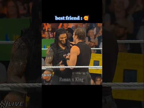 Dean Ambrose help on Roman reigns attitude status 👿🔥 #wwe