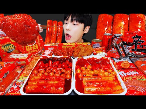 ASMR MUKBANG | 직접 만든 갤럭시 꿀젤리 레드 디저트 아이스크림 먹방 & 레시피 DESSERT GALAXY HONEY JELLY CANDY