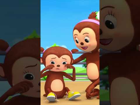 5 Little Monkeys - Play At The Playground! #LBB #Playground #Monkey