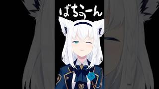 ばちこ～ん！【ホロライブ切り抜き】#vtuber #shorts #白上フブキ