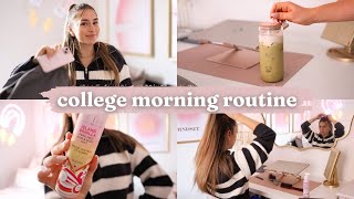 college morning routine 2023 | how i get ready for class 🎀📔