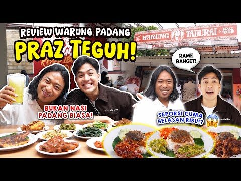 MUKBANG DI WARUNG TABURAI VIRAL PUNYA PRAZ TEGUH! RESEP ASLI DARI ALM. IBUNDA?!