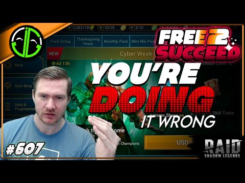 Maybe Plarium DOESN'T Want To Make Anymore Money?? | Free 2 Succeed - EPISODE 607