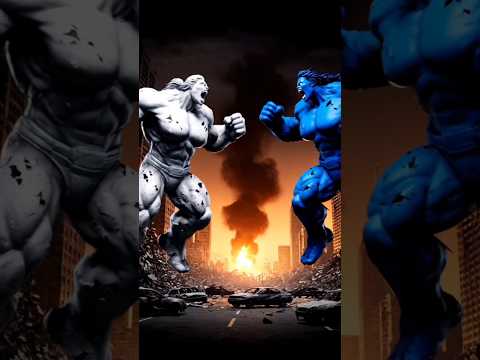 White She-Hulk vs Blue She-Hulk 💥 Epic Final Clash | #Shorts#hulkvshulk#trending #epicbattle
