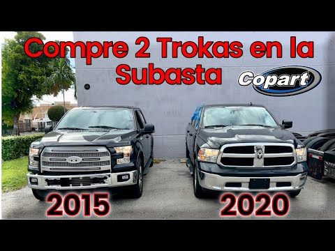 Compre 2 trokas de Trabajo en la Subasta #copart