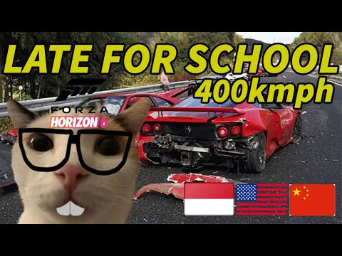 Asian Dad Takes son to School With Lamborgini!!!