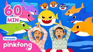 🕺Chansons Baby Shark Incontournables | +Comptine 60min | Pinkfong Bébé Requin ! Chansons pour bébés
