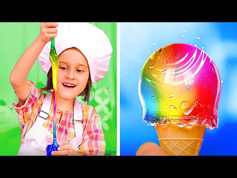 Rainbow Ice Cream?🤯 Best Parenting Hacks and Gadgets by Joon