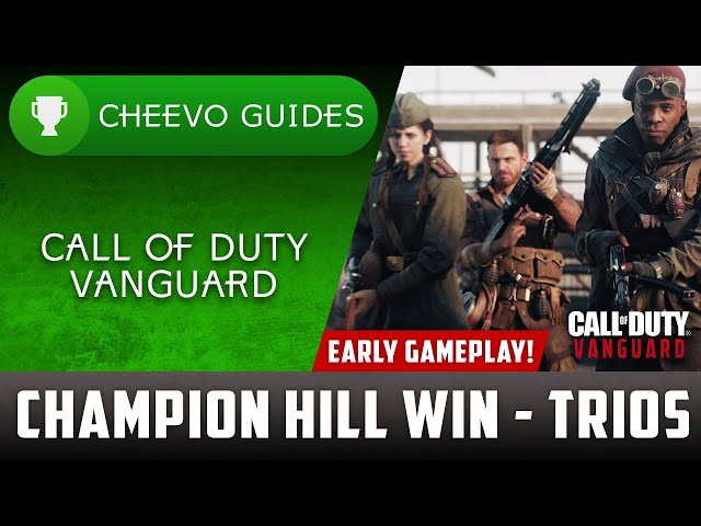 Call of Duty Vanguard - Champion Hill | Trios | WIN (Early Gameplay 60FPS)