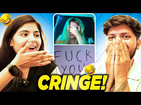 My CRUSH Reacts to My Old CRINGE OMEGLE Videos 😭💀