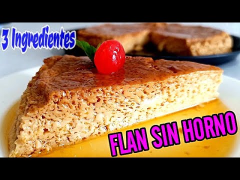 CON TAN SOLO 3 INGREDIENTES FLAN FACIL Y RAPIDO SIN HORNO|| FLAN 3 INGREDIENTES ||CRIS EN LA COCINA