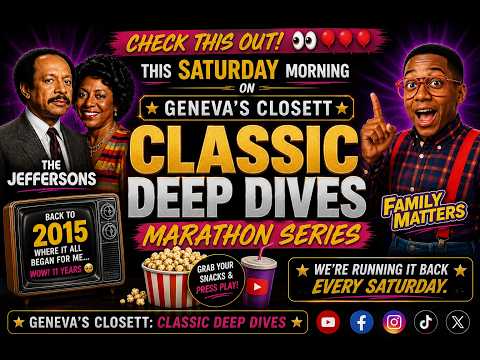 Classic TV Legends Marathon | Sitcom Icons We Grew Up Watching | Geneva's Closett Rewind Series