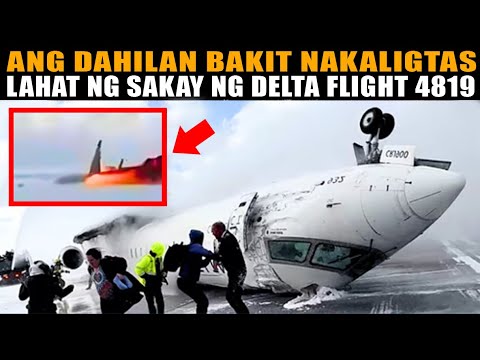 Paano himalang nakaligtas ang lahat ng pasahero ng Delta Flight 4819