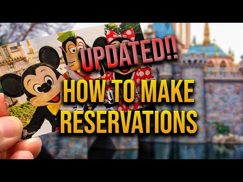 How to buy tickets to Disneyland and make reservations...