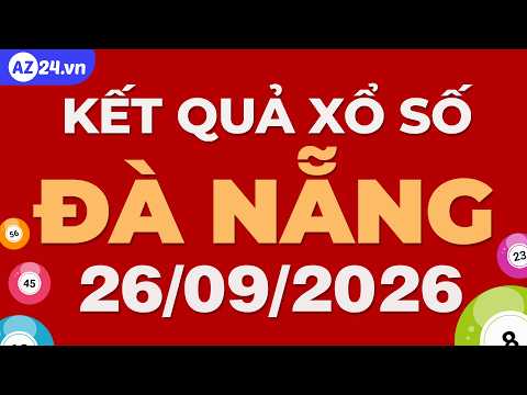 Xổ số Đà Nẵng ngày 26 tháng 9 - XSDNG - SXDNG - XSDNANG - Kết quả Xổ số kiến thiết Đà Nẵng hôm nay